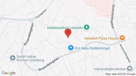 Kontorslokaler att hyra i Örgryte-Härlanda - kort over placeringen