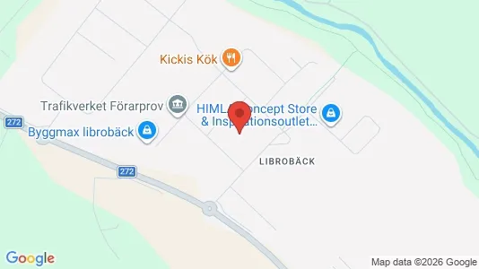Affärslokaler att hyra i Uppsala - kort over placeringen