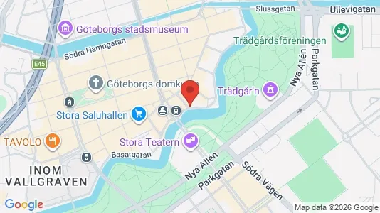 Kontorslokaler att hyra i Göteborg Centrum - kort over placeringen