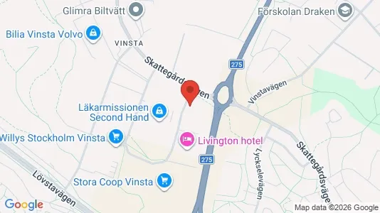 Kontorslokaler att hyra i Västerort - kort over placeringen
