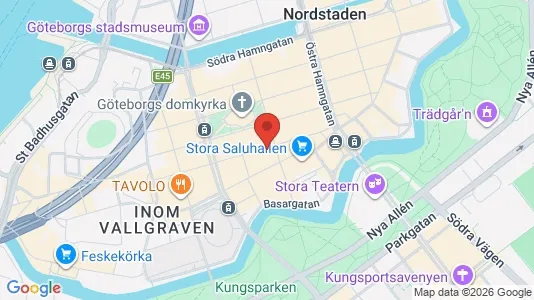 Kontorslokaler att hyra i Göteborg Centrum - kort over placeringen