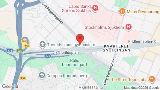 Kontorslokaler att hyra i Kungsholmen - kort over placeringen