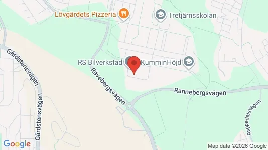Lagerlokaler att hyra i Angered - kort over placeringen