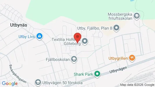 Kontorslokaler att hyra i Göteborg Östra - kort over placeringen