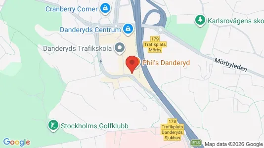 Kontorslokaler att hyra i Danderyd - kort over placeringen