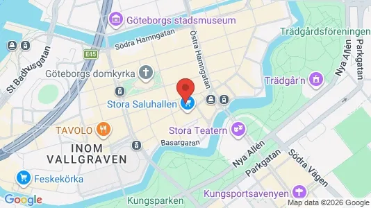 Kontorslokaler att hyra i Göteborg Centrum - kort over placeringen