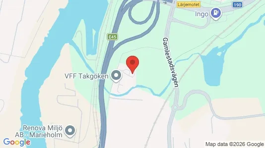 Kontorslokaler att hyra i Göteborg Östra - kort over placeringen