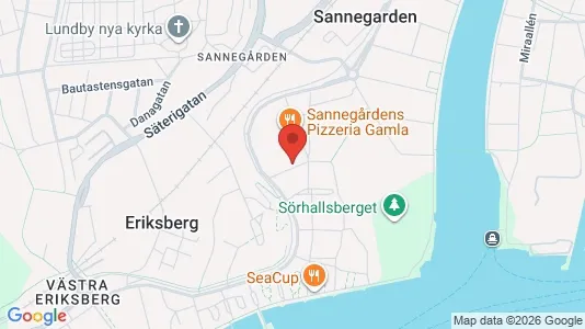 Kontorslokaler att hyra i Lundby - kort over placeringen