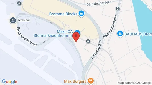 Kontorslokaler att hyra i Västerort - kort over placeringen