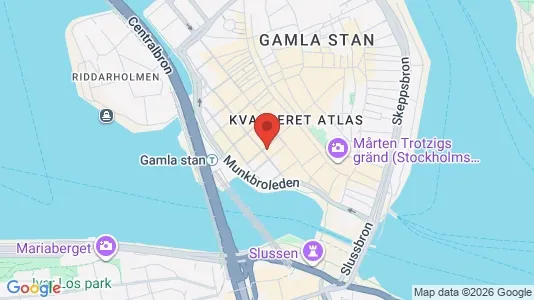 Kontorslokaler att hyra i Stockholm Innerstad - kort over placeringen
