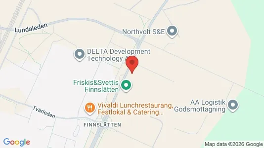 Kontorslokaler att hyra i Västerås - kort over placeringen