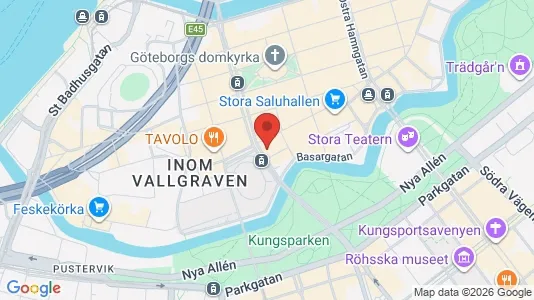 Affärslokaler att hyra i Göteborg Centrum - kort over placeringen