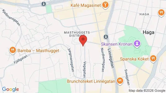 Kontorslokaler att hyra i Göteborg Centrum - kort over placeringen