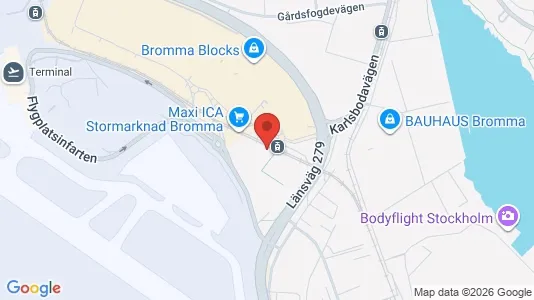 Kontorslokaler att hyra i Västerort - kort over placeringen