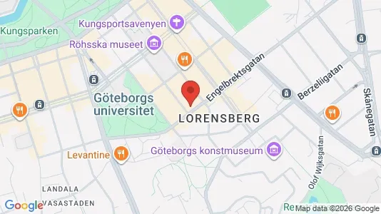Kontorslokaler att hyra i Göteborg Centrum - kort over placeringen