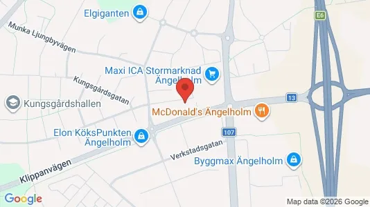 Kontorslokaler att hyra i Ängelholm - kort over placeringen