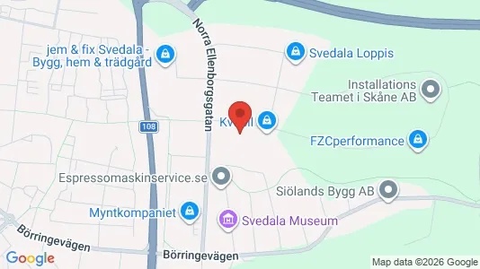 Kontorslokaler att hyra i Svedala - kort over placeringen