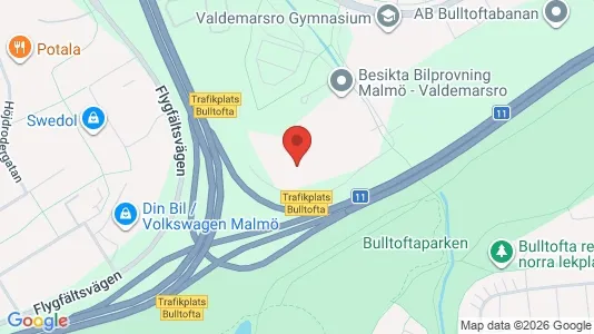 Affärslokaler att hyra i Kirseberg - kort over placeringen