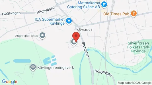 Kontorslokaler att hyra i Kävlinge - kort over placeringen