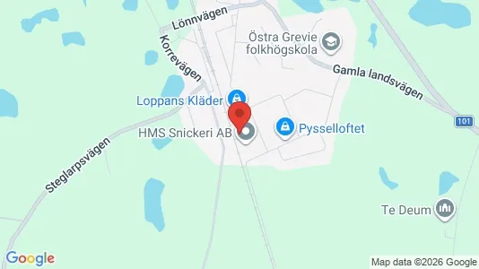 Lagerlokaler att hyra i Vellinge - kort over placeringen