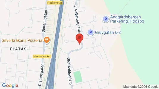 Coworking spaces att hyra i Askim-Frölunda-Högsbo - kort over placeringen