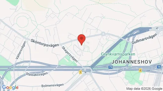 Affärslokaler att hyra i Hammarbyhamnen - kort over placeringen