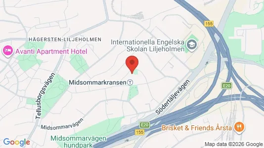 Kontorslokaler att hyra i Söderort - kort over placeringen