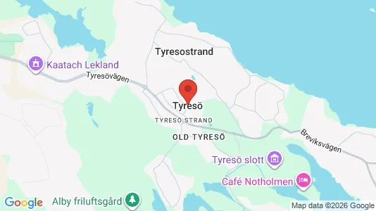 Restauranglokaler att hyra i Tyresö - kort over placeringen