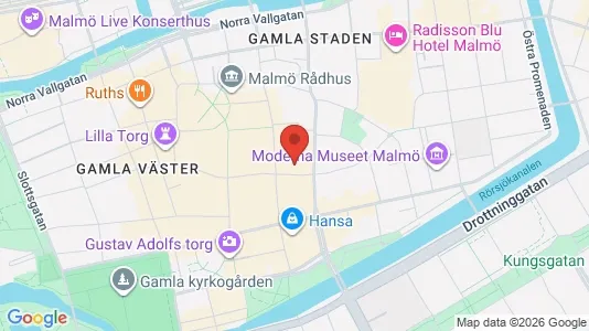 Kontorslokaler att hyra i Malmö Centrum - kort over placeringen