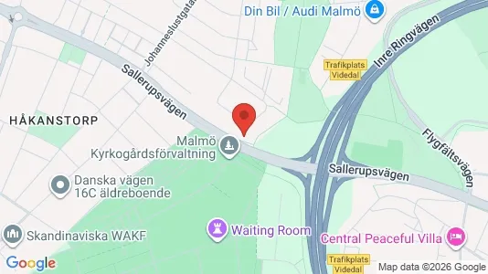 Kontorslokaler att hyra i Malmö Centrum - kort over placeringen