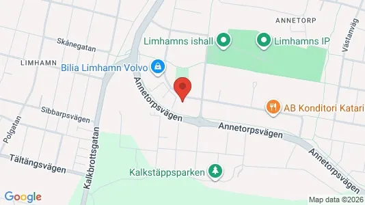 Kontorslokaler att hyra i Limhamn/Bunkeflo - kort over placeringen