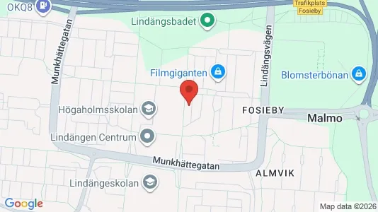 Kontorslokaler att hyra i Fosie - kort over placeringen
