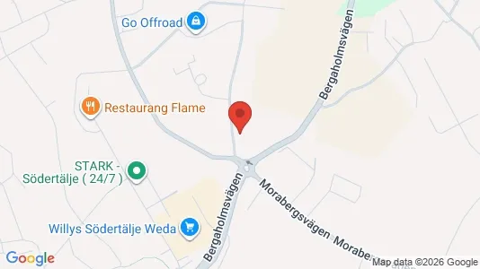 Kontorslokaler att hyra i Södertälje - kort over placeringen