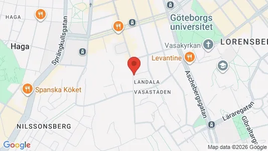 Kontorslokaler att hyra i Göteborg Centrum - kort over placeringen