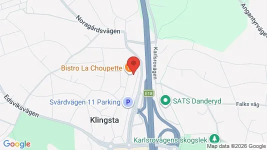 Kontorslokaler att hyra i Danderyd - kort over placeringen