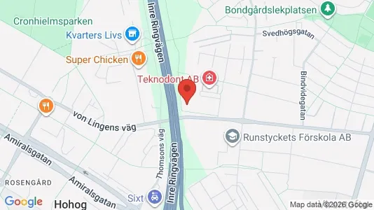 Kontorslokaler att hyra i Malmö Centrum - kort over placeringen