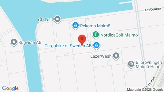 Kontorslokaler att hyra i Malmö Centrum - kort over placeringen