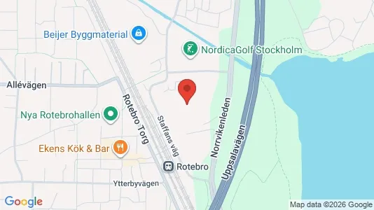 Affärslokaler att hyra i Sollentuna - kort over placeringen