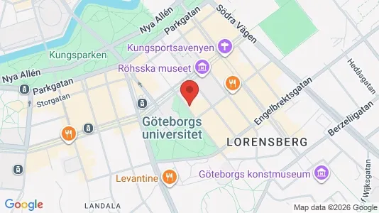 Kontorslokaler att hyra i Göteborg Centrum - kort over placeringen