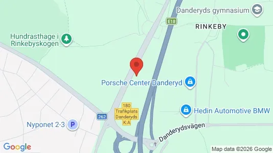 Kontorslokaler att hyra i Danderyd - kort over placeringen