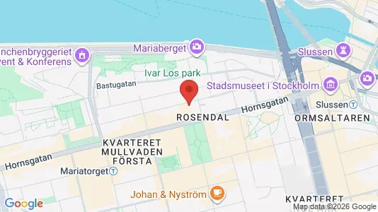 Kontorslokaler att hyra i Södermalm - kort over placeringen