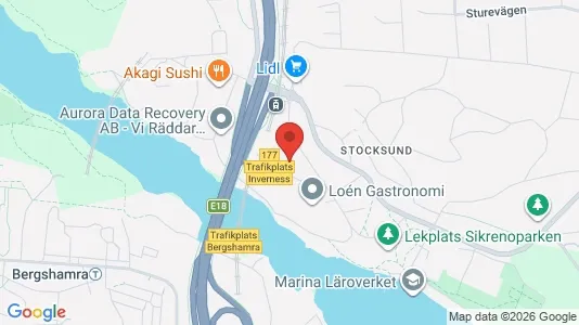 Kontorslokaler att hyra i Danderyd - kort over placeringen