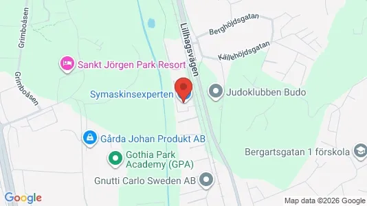 Coworking spaces att hyra i Norra hisingen - kort over placeringen