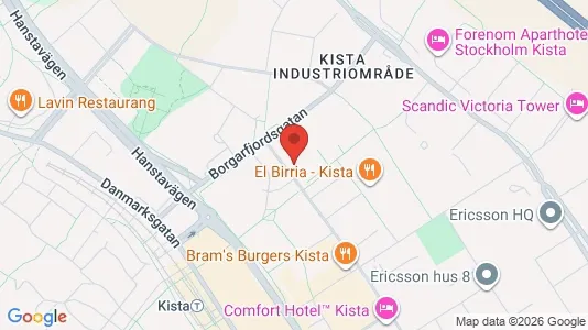 Kontorslokaler att hyra i Västerort - kort over placeringen