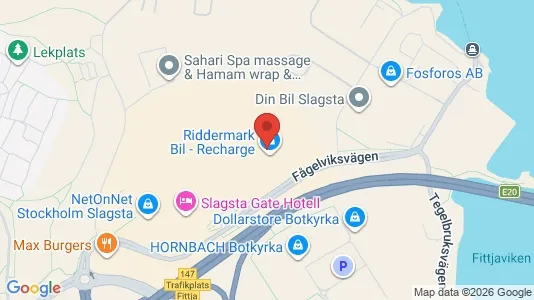 Affärslokaler att hyra i Botkyrka - kort over placeringen