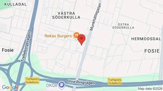 Kontorslokaler att hyra i Fosie - kort over placeringen