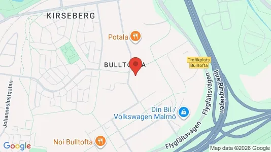 Kontorslokaler att hyra i Malmö Centrum - kort over placeringen