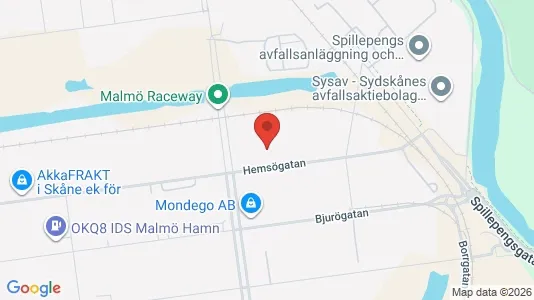 Kontorslokaler att hyra i Malmö Centrum - kort over placeringen