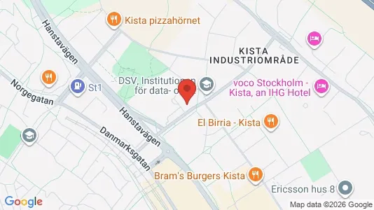 Kontorslokaler att hyra i Västerort - kort over placeringen