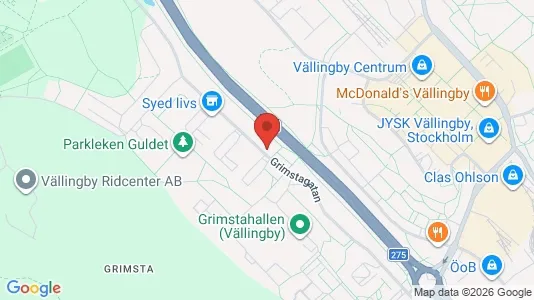Kontorslokaler att hyra i Västerort - kort over placeringen